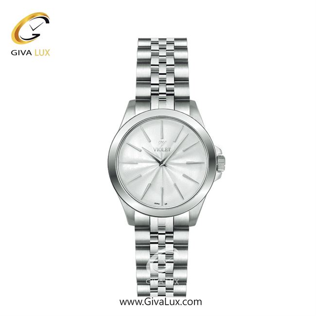 ساعت مچی اورجینال زنانه ویولت VIOLET نقره ای | نقره ای| نقره ای| کد رفرنس 0591 سایز کوچک